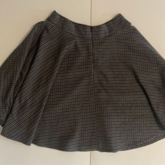 School girl circle plaid shorts size womens medium shades of grey - Picture 6 of 10